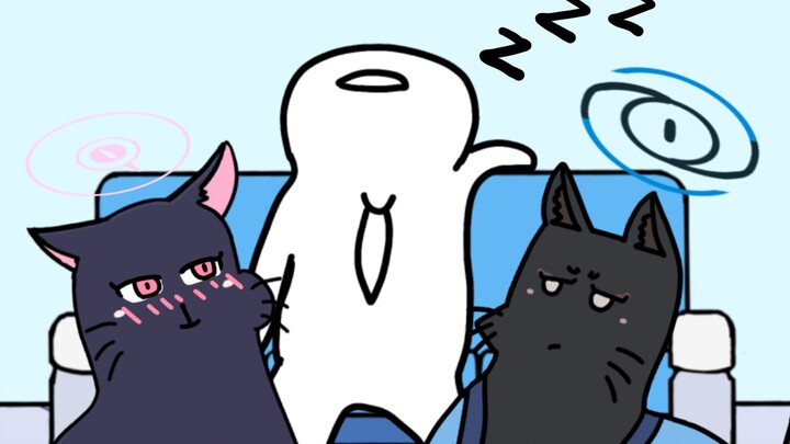 物理☆沉重☆猫【蔚蓝档案小动画】