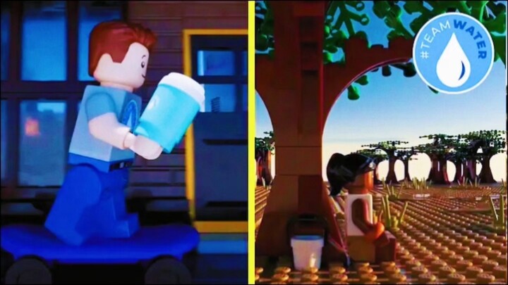 แอนิเมชั่นสต็อปโมชั่น LEGO: ประกาศบริการสาธารณะเกี่ยวกับการประหยัดน้ำ