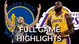 LOS ANGELES LAKERS VS GOLDEN STATE WARRIORS HIGHLIGHTS