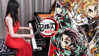 LiSA 鬼灭之刃新歌「明け星+白銀」钢琴组曲！Ru's Piano | 无限列车篇 OP&ED [完整版乐谱]