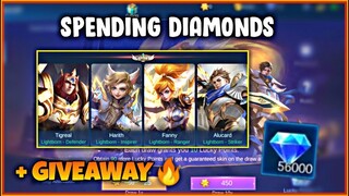 5K SPENDING DIAMONDS IN AURORA SUMMON + FREE DIAMONDS | MLBB 2020