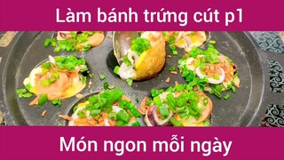 Làm bánh trứng cút p1
