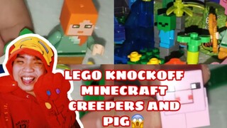 LEGO MINECRAFT KNOCKOFF HAUL CREEPERS AND PIGS | ARKEYEL CHANNEL