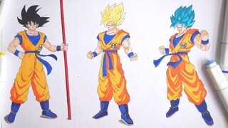 วาด GOKU ทุกรูปแบบ รูปแบบภาพยนตร์ใหม่!