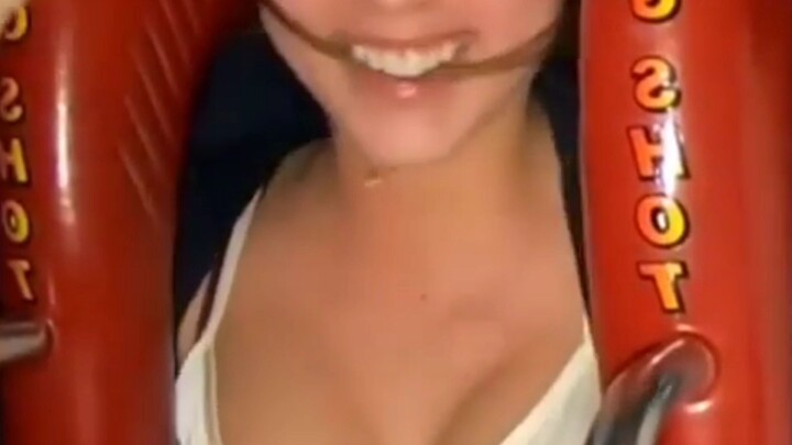 She's having a good time