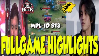 ONIC ESPORTS VS. GEEKFAM FULLGAME HIGHLIGHTS | MPL -ID S13