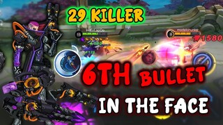 Granger 6th Bullet In The Face ~ 29 Kill | Mobile Legends