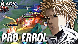 ERROL/GENOS PRO GAMEPLAY | PRO BUILD - ARENA OF VALOR