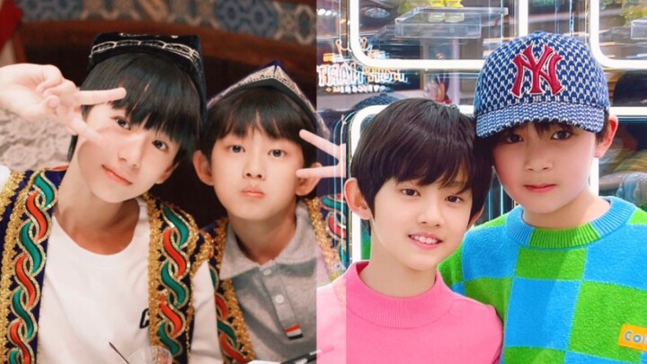 Xiao Peizhi + Xiaohuajuan + Xiaoshen Yi—happy socializing among these joyful kids~