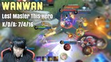 First Wanwan gameplay - Lest master this hero | Road to top1 global Squad Season15