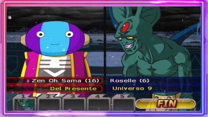 Zeno VS Roselle Universe 9 - DB MOD ANDROID GAMEPLAY