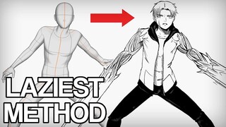 How To Draw Character Without Learning Anatomy [Tutorial]