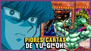 PIORES CARTAS DE YU-GI-OH!
