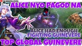 ALICE HAD ENOUGH FIGHTING GUINEVERE - BAKA RENEJAY TO STYLE WE ALMOST LOST THIS ONE - MOBILE LEGENDS