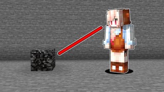 ถ้าเกิด!? เอาชีวิตรอดโคตรโกง!! "แค่มองบล็อคมันจะขุดให้เอง" เจ๋งมาก!?? - Minecraft เอาชีวิตรอด