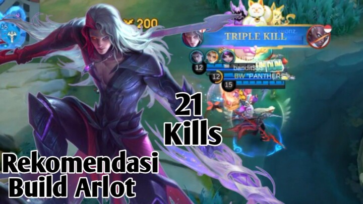 Rekomendasi Build Arlot AGRESIFF🥵🥵