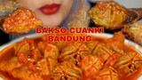 ASMR BAKSO CUANKI BANDUNG KUAH TAICHAN || SUPER PEDAS || ASMR INDONESIA
