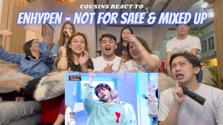 COUSINS REACT TO ENHYPEN - NOT FOR SALE & MIXED UP