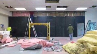 Soundproof Wall Construction Time Lapse