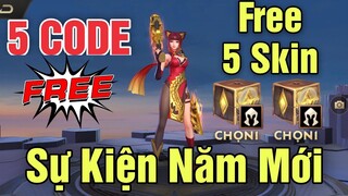 Trên 5 CODE đặc biệt quà Garena năm mới 2021 - Sự kiện mới nhận 5 trang phục free toàn server