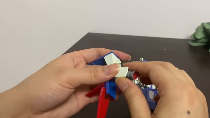 Bandai hg multi-warna cetakan ZZ Gundam Gundam model rakitan sudah tidak dicetak lagi model lama ver