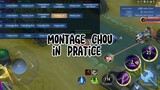Chou montage and double dash in practice...