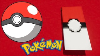 How to make a POKEBALL in Minecraft! (Pokemon)