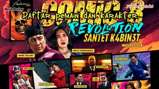 Daftar pemain dan karakter film komedi Comic 8 Revolution santet K4BIN3T
