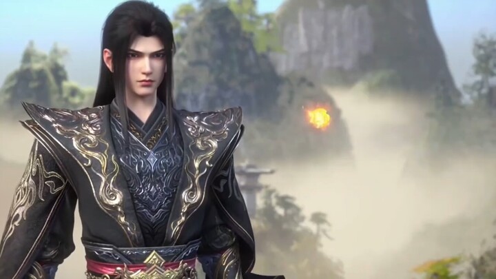 Xiao Yan refines the Bodhi Great Restoration Pill, attracting the Black Demon Thunder.