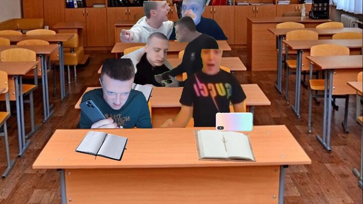 When the teacher leaves the classroom for a moment...