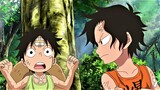 Luffy's funny moments as a kid || ONE PIECE