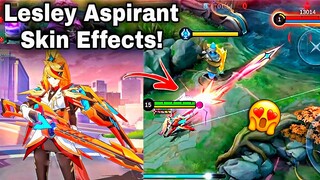 LESLEY ASPIRANT SKIN NEW EFFECTS & ENTRANCE ANIMATION!😍