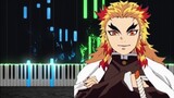 Homura - Demon Slayer: Kimetsu no Yaiba The Movie: Mugen Train [Piano Tutorial] // Samspianime