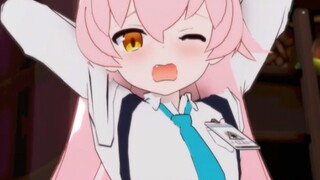 [Azur Lane MMD/Hoshino] "I'm so tired, teacher. Can we stop now?"