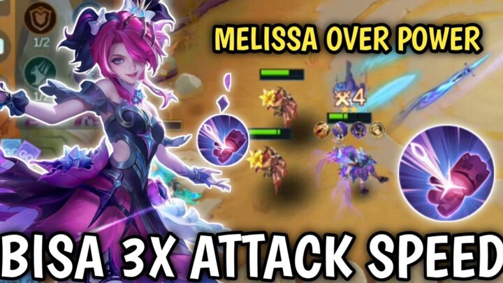 MELISSA BISA 3X BASSIC ATTACK  ! CEPET BANGET NEMBAK NYA !