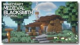 Minecraft: How to Build a Simple Medieval Blacksmith!