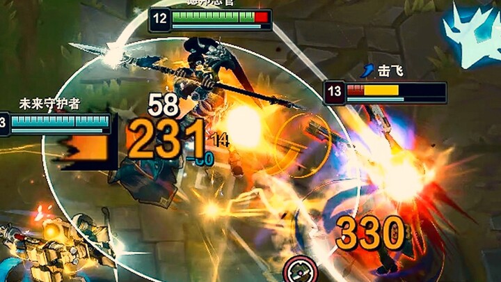 Tiga jalur turret tinggi telah jatuh! Zhao Xin ala gaya serangan beruntun tanpa henti milik Iblis La