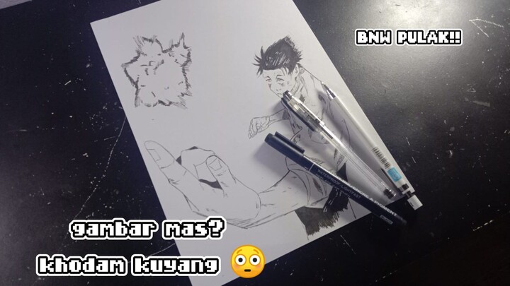 [speeddraw] GAMBAR YUTA OKUTSU SI PALING SETIA, ( JJK )