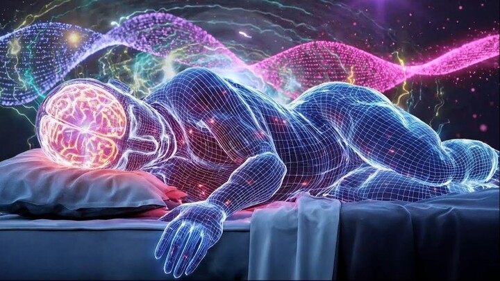 432Hz + 528Hz + 741Hz | The DEEPEST Healing Sleep: Whole Body Regeneration, Relieve Stress