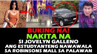 LATEST UPDATE kay Jovelyn Galleno NAWAWALANG ESTUDYANTE SA ROBINSONS MALL SA PALAWAN P23 Raffy Tulfo