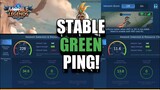 STABLE GREEN PING TRICKS - MOBILE LEGENDS