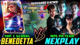 H2wo Napatakbo Sa Lakas ng Bene?! Top 1 Global Benedetta vs. Nexplay Squad with Gosu Basic!