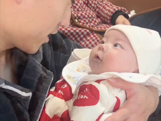 Does anyone know how to “translate” baby talk? Did she actually say yes to her dad or not?
