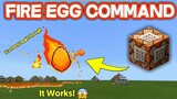 Minecraft Fire Egg Command Block Tutorial