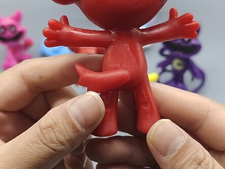 The sun dog is so cute. Do you like this puppy Yangyang? #children's toys #model figurines #smiling 