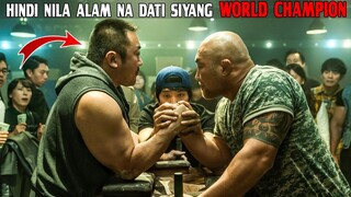 Hindi Nila Alam Isa Pala Siyang Dating World Champion Sa Arm Wrestling At Mas Malakas Pa Sa Kalabaw