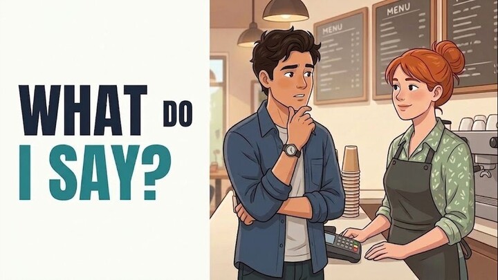 At a Coffee Shop: What Do You Say Next? | Real English Conversation