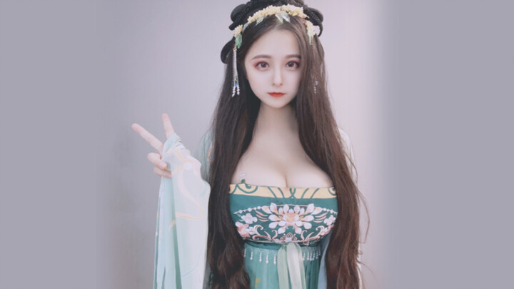 Traditional-style beautiful girl