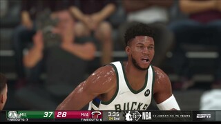 NBA2K22 FULL GAME HIGHLIGHTS  BUCKS VS HEAT I December 4, 2021 I Regular Season