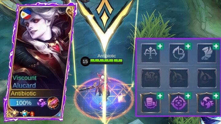 ALUCARD NEW EMBLEM SET (ASSASSIN EMBLEM) TOP GLOBAL ALUCARD USER | MLBB - SlaughterZ